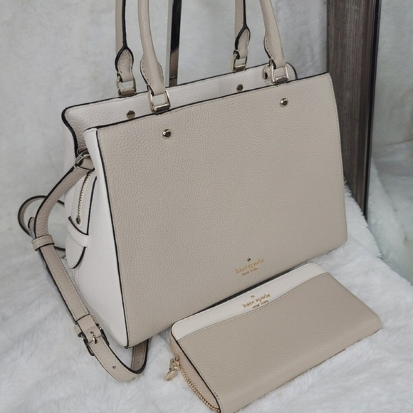 Kate Spade 2 PCS SET Convertible Satchel Purse Bag + Wallet NWT - Picture 4 of 13